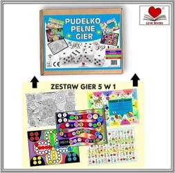 Pudełko pełne gier - Love Books