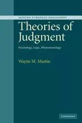 Theories of Judgment - M. Martin Wayne