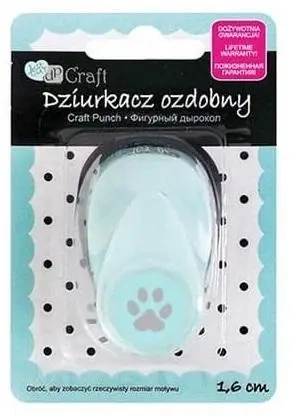 Dziurkacz ozdobny 1,6cm łapa - Dalprint dpCraft