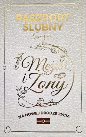 Karnet Paszport ślubny Męża i Żony - YEKU