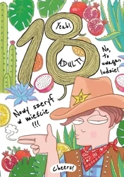 Karnet A5 Urodziny 18 - Chłopak Dziki Zachód - Henry