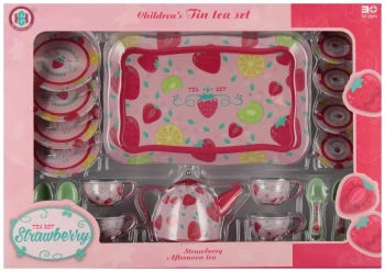 Zestaw metalowych naczyń kuchennych z tacą - Mega Creative