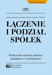 eBook Łączenie i podział spółek - Emilia Bartkowiak