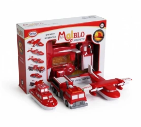 MalBlo Magnetic Pojazdy strażackie - Klein