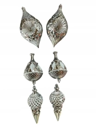 Bombki na choinkę 6szt Szyszki - Rembowskiego 9