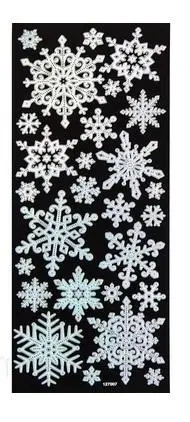 Naklejki śnieżynki 27szt - Dalprint dpCraft