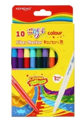 Flamastry szkolne magic 10szt - Keyroad