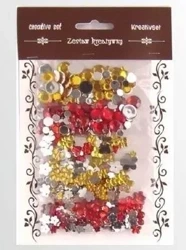 Zestaw kamyczków żółto czerwonych 35g - Galeria Hobby
