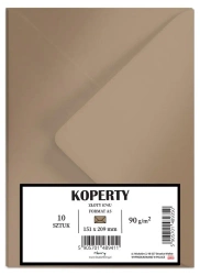 Koperty A5 złote 10szt - Henry