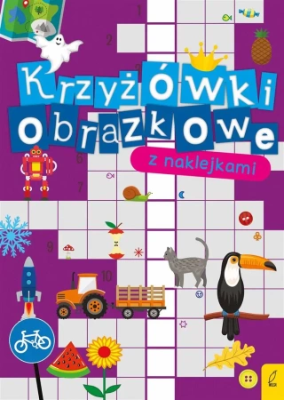 Krzyżówki obrazkowe z naklejkami - Opracowanie zbiorowe
