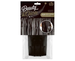 Kurtyna B&C matowa czarna 100x200cm - Godan