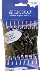 Naboje niebieski Cresco 100 SZTUK Naboje Do Pióra BLUE