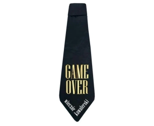 Krawat Game Over 10x32cm - Godan