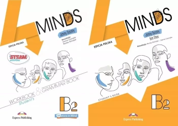 4 Minds B2. Student's Book + Workbook. KOMPLET - prwca zbiorowa