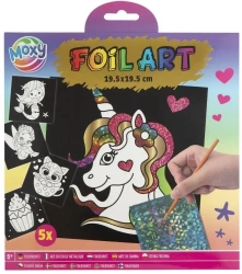 Zestaw do wyklejania Jednorożec 5 arkuszy - Grafix