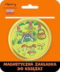 Zakładka magnetyczna kulka 2 grzyby - Henry