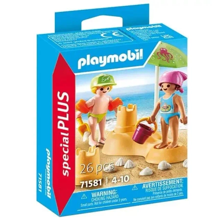 Playmobil Dzieci i zamek z piasku 71581