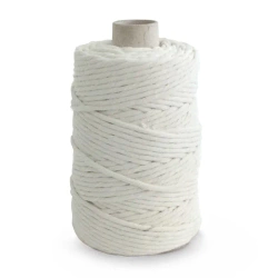 Sznurek bawełniany do makramy biały 5mmx100m - Dalprint dpCraft