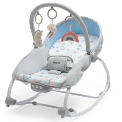 Leżaczek multifunkcyjny z wibracjami unicorn - Baby Mix