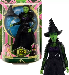Mattel. HXT62 Wicked. Lalka modowa Elfaba Thropp Zielona Czarownica