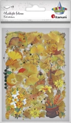 Naklejki foliowe 8 plansz liście, kwiaty, kosze - Titanum