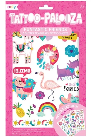 Tatuaże zmywalne Tattoo Palooza - Przyjaciele - Kolorowe Baloniki