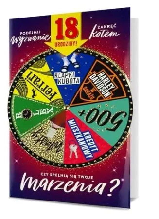Karnet B6 Urodziny 18 - Pan Dragon