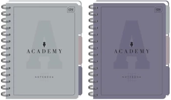 Kołozeszyt A5/100K kratka Academy (5szt) - INTERDRUK