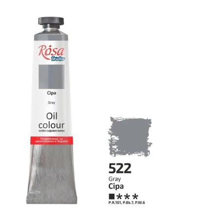 Farba olejna gray 522 45ml - Rosa