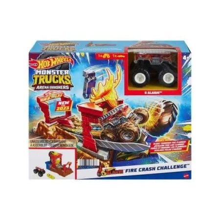 Hot Wheels Monster Trucks Ognista demolka HNB90 - Mattel
