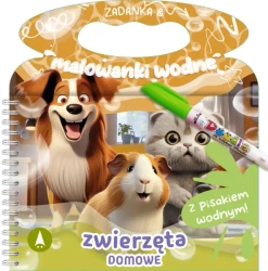 Zwierzęta domowe. Zadanka & malowanki wodne - Wioleta Żyłowska