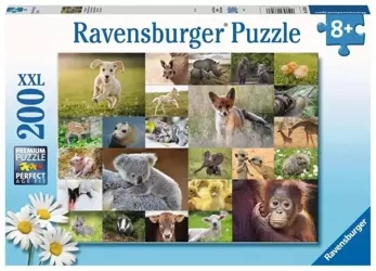 Puzzle dla dzieci 200 Zwierzątka - Ravensburger