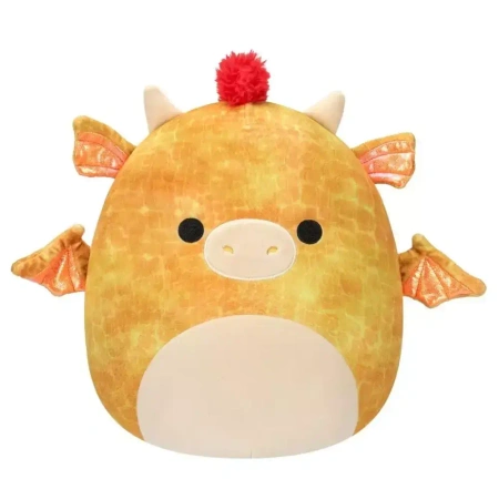 SQUISHMALLOWS MASKOTKA PLUSZAK ŻÓŁTY SMOK DIERIC 40 CM