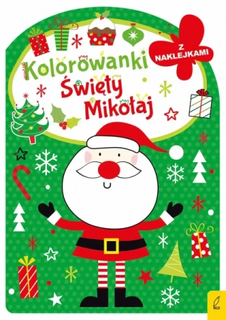 Święty Mikołaj. Kolorowanka z wykrojnikiem - Opracowanie zbiorowe