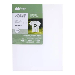 Podobrazie malarskie bawełna z recyclingu 30X40cm Happy Color