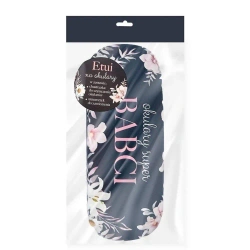 Etui na okulary granatowe- okulary Super Babci