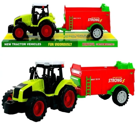 Traktor z przyczepą - Trifox