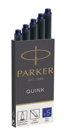 Naboje z atramentem Quink niebieskie 5szt - Parker