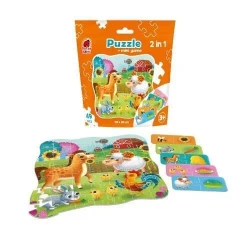 Puzzle 2w1 Farma 49el - Roter Kafer
