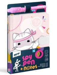 Notes fioletowy 100K linia Spy + długopis UV - MFP
