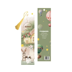 Zakładka do książki zielona - Neverending store Anna Załęcka