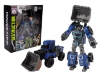 Robot destruction ładowarka niebieski 1/7 - Pro Kids