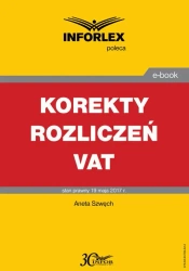 eBook Korekty rozliczeń VAT - Aneta Szwęch