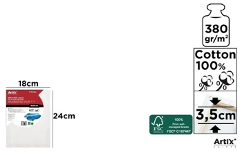 Podobrazie 18x24x3,5cm 380G/m2 - Artix