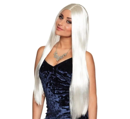 Peruka Charming biała - Godan