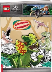 LEGO(R) Jurassic World. Kolorowanka z naklejkami - praca zbiorowa
