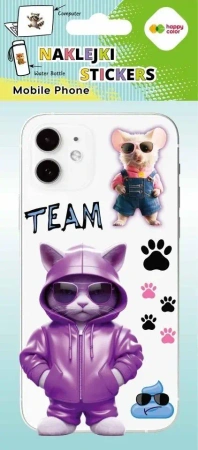 Naklejki Mobile Cool Team 90x205 HAPPY COLOR - GDD