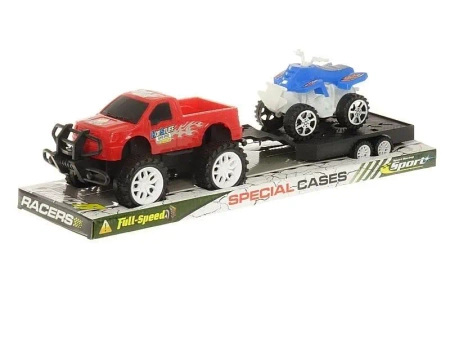 Terenówka z przyczepą i quadem - ADAR