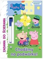 Świnka Peppa. Zadania do ścierania. Chodźmy na... - praca zbiorowa