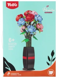 Klocki konstrukcyjne Kwiaty 756 elementów - MEGA CREATIVE